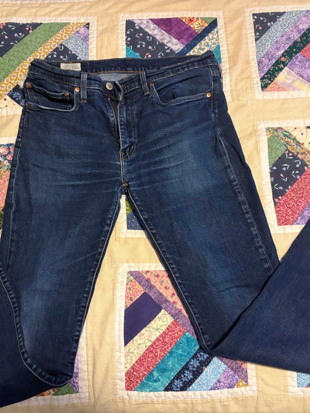 Levi's Indigo Straight-Leg Jeans